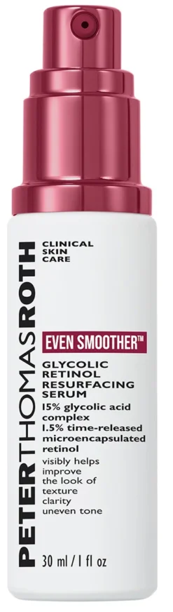 Peter Thomas Roth EVEN SMOOTHER™ Glycolic Retinol Resurfacing Serum -Natura Beauty Verkauf peter thomas roth even smoother glycolic retinol resurfacing serum 2